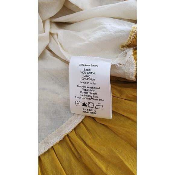 Anthropologie Girls from Savoy Midi Pinup Dress Burgeoning Sunflower Sz 8 NWOT - Picture 8 of 8